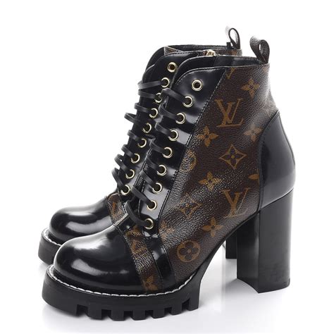 lv black boots.